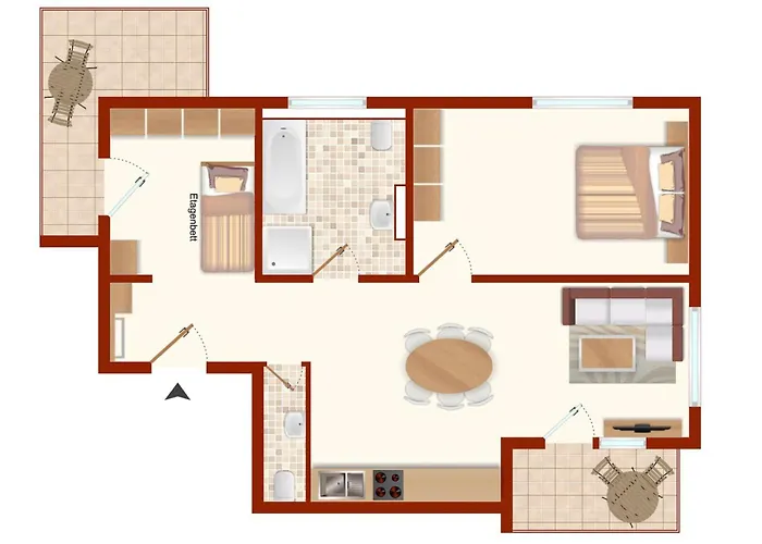 Apartmán Parkstrasse 14 Ahoi Laboe